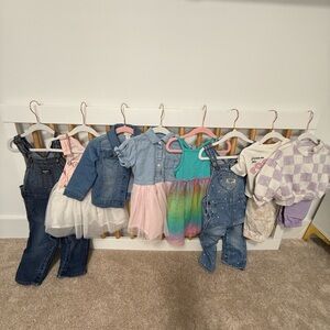 Toddler Girl Spring Capsule - Colorful Kids Clothing Set